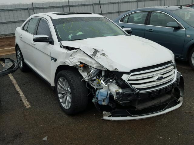 1FAHP2F81DG208706 - 2013 FORD TAURUS LIM WHITE photo 1