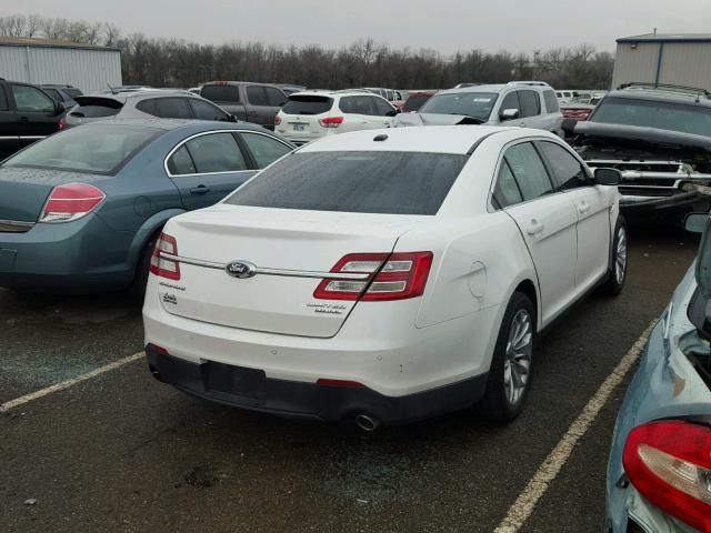 1FAHP2F81DG208706 - 2013 FORD TAURUS LIM WHITE photo 4