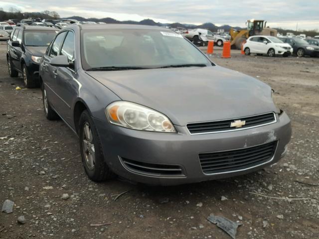 2G1WT58K869212687 - 2006 CHEVROLET IMPALA LT GRAY photo 1