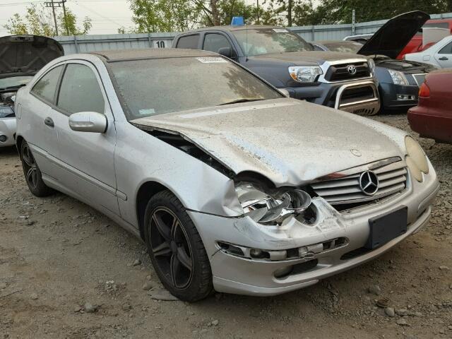 WDBRN47J82A161724 - 2002 MERCEDES-BENZ C 230K SPO SILVER photo 1