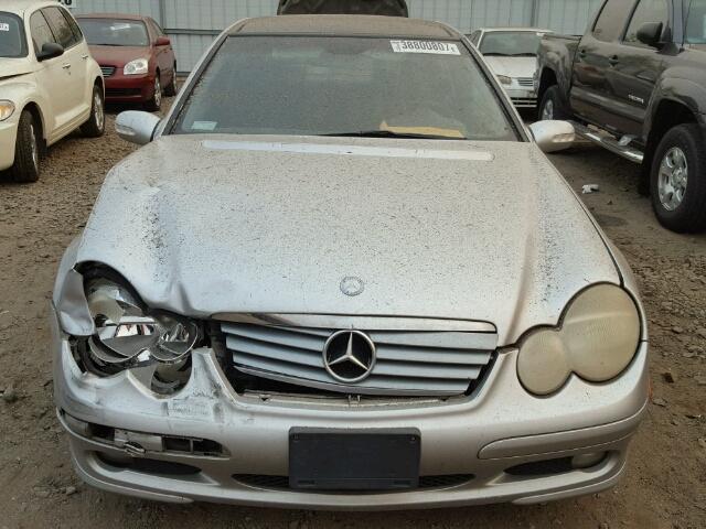 WDBRN47J82A161724 - 2002 MERCEDES-BENZ C 230K SPO SILVER photo 9