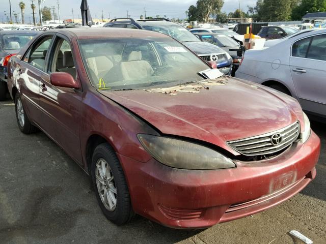 4T1BE32KX5U088139 - 2005 TOYOTA CAMRY LE BURGUNDY photo 1