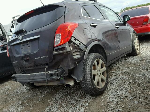KL4CJDSB9DB098224 - 2013 BUICK ENCORE PRE BROWN photo 4