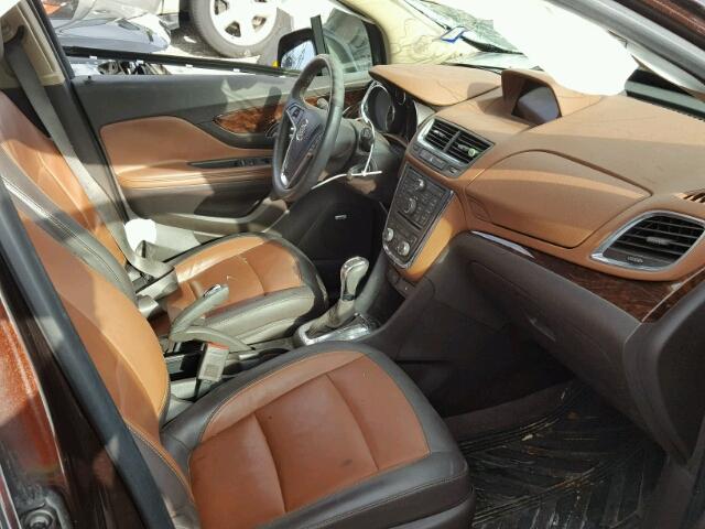 KL4CJDSB9DB098224 - 2013 BUICK ENCORE PRE BROWN photo 5