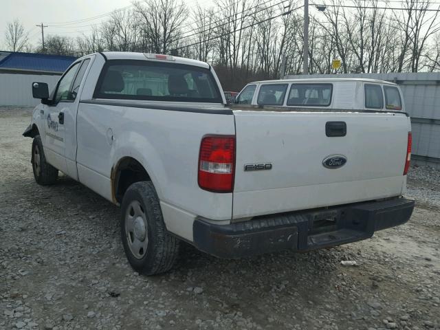 1FTRF12W85NA40656 - 2005 FORD F150 WHITE photo 3