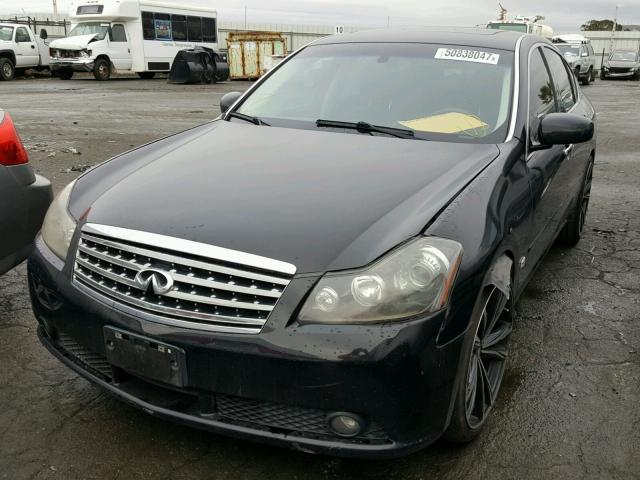 JNKBY01E67M402151 - 2007 INFINITI M45 BASE BLACK photo 2