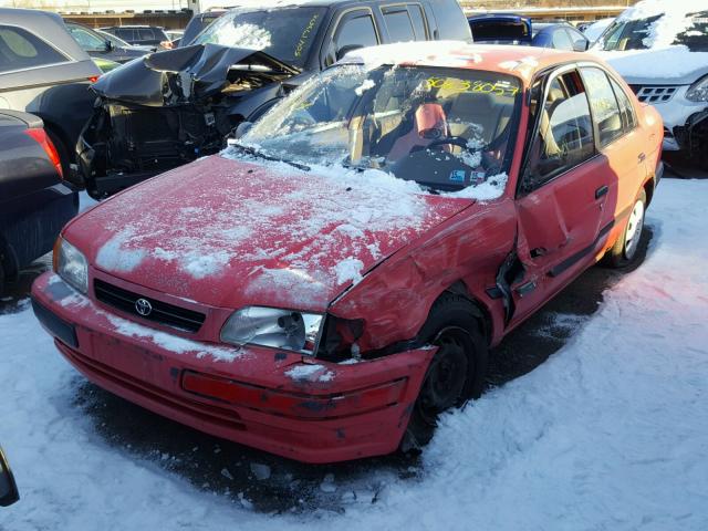 JT2EL56E6S7024660 - 1995 TOYOTA TERCEL DX RED photo 2