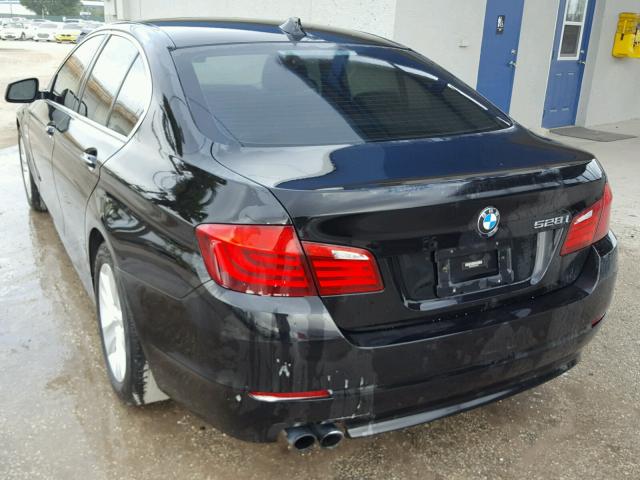 WBAXG5C52DD234117 - 2013 BMW 528 I BLACK photo 3