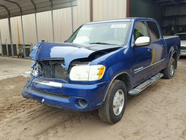 5TBDT44195S488798 - 2005 TOYOTA TUNDRA DOU BLUE photo 2