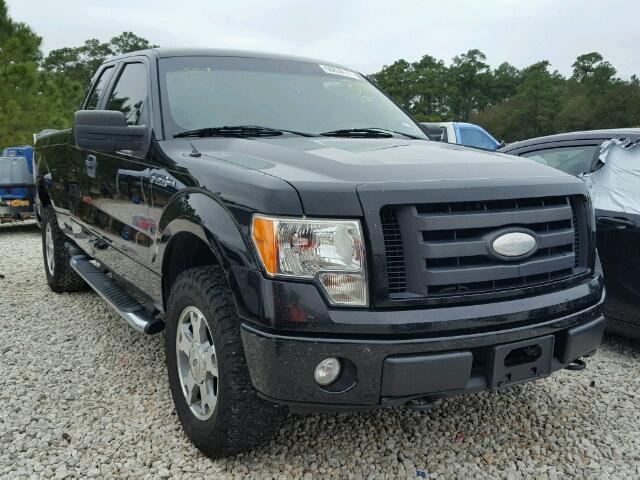 1FTRX14809KB24652 - 2009 FORD F150 SUPER BLACK photo 1