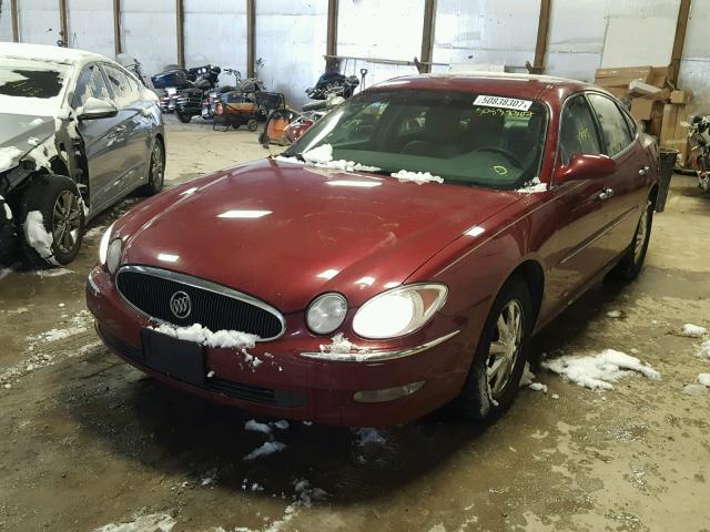 2G4WD582861172643 - 2006 BUICK LACROSSE C MAROON photo 2