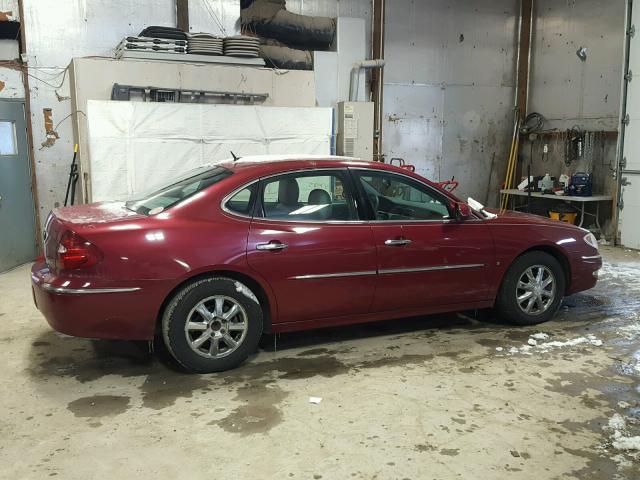 2G4WD582861172643 - 2006 BUICK LACROSSE C MAROON photo 9