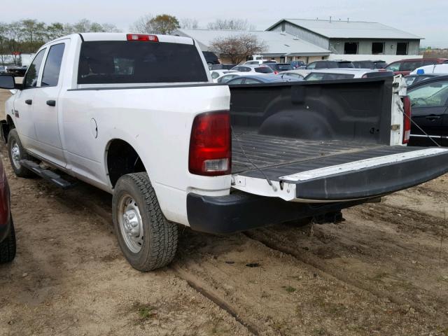 3C6UD5HL6CG147108 - 2012 DODGE RAM 2500 S WHITE photo 3