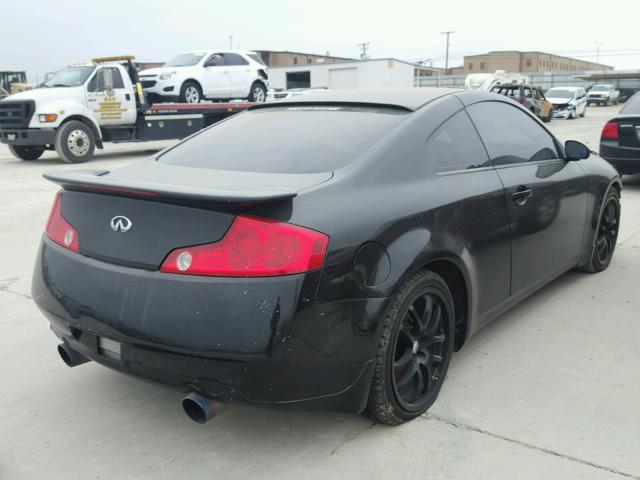 JNKCV54E95M423773 - 2005 INFINITI G35 BLACK photo 4