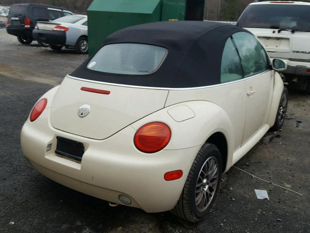 3VWCK21YX3M311280 - 2003 VOLKSWAGEN NEW BEETLE TAN photo 4