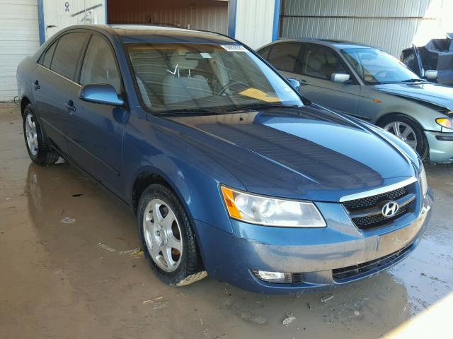 5NPEU46C96H110298 - 2006 HYUNDAI SONATA GLS BLUE photo 1