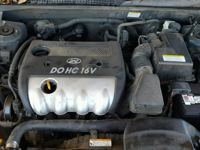 5NPEU46C96H110298 - 2006 HYUNDAI SONATA GLS BLUE photo 7