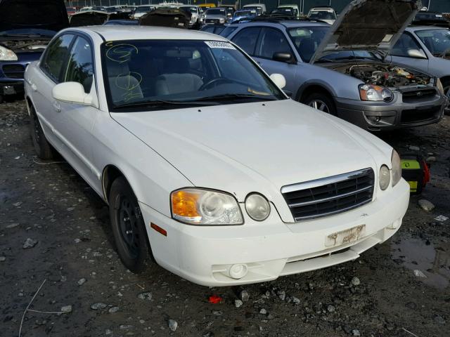 KNAGD126645314171 - 2004 KIA OPTIMA LX WHITE photo 1