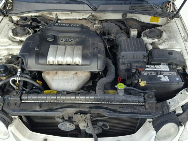 KNAGD126645314171 - 2004 KIA OPTIMA LX WHITE photo 7