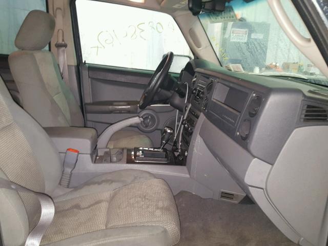 1J8HG48P17C676207 - 2007 JEEP COMMANDER BLUE photo 5