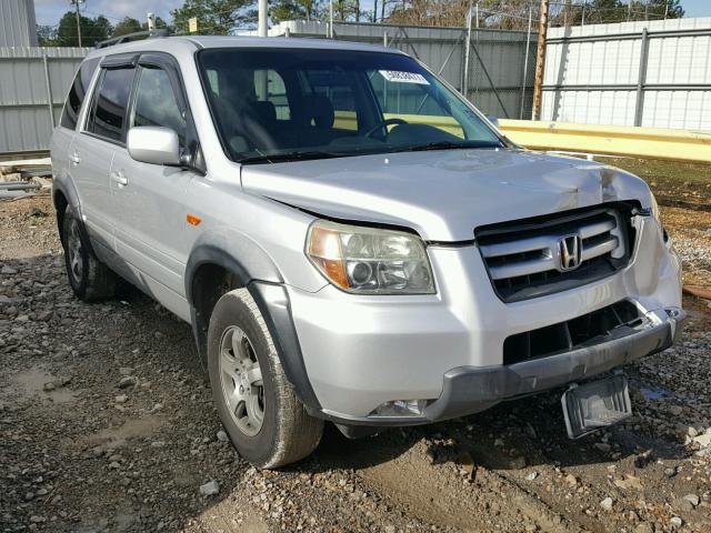 5FNYF28457B005226 - 2007 HONDA PILOT EX SILVER photo 1