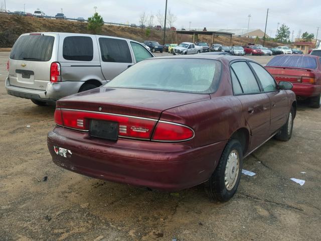 2G4WS52J221288159 - 2002 BUICK CENTURY CU MAROON photo 4