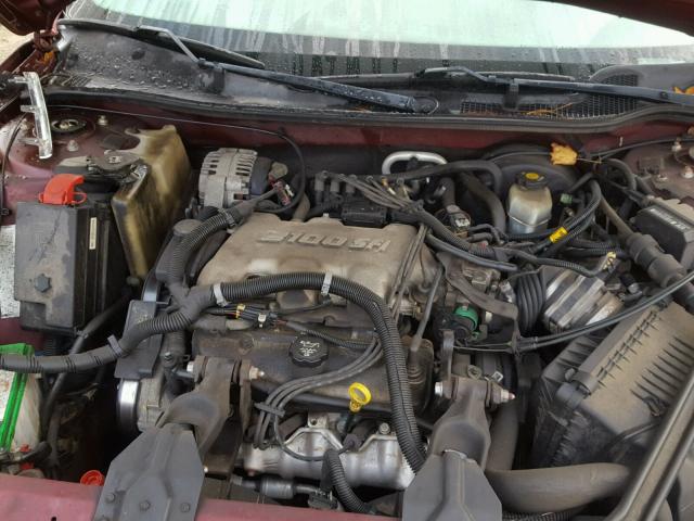 2G4WS52J221288159 - 2002 BUICK CENTURY CU MAROON photo 7