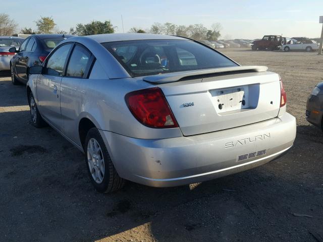 1G8AN12F53Z176050 - 2003 SATURN ION LEVEL SILVER photo 3