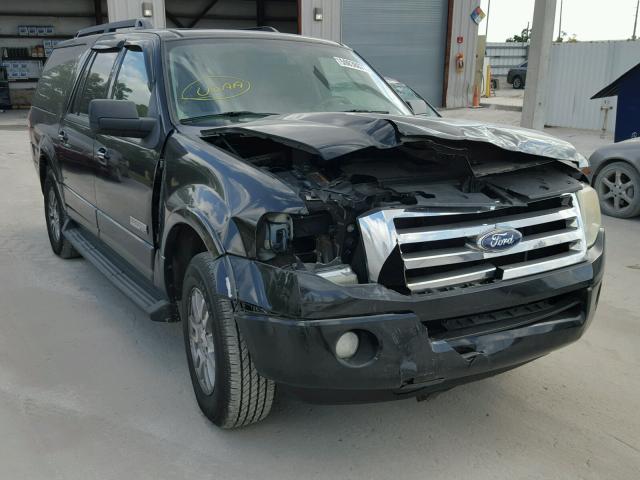 1FMFK15518LA55464 - 2008 FORD EXPEDITION BLACK photo 1