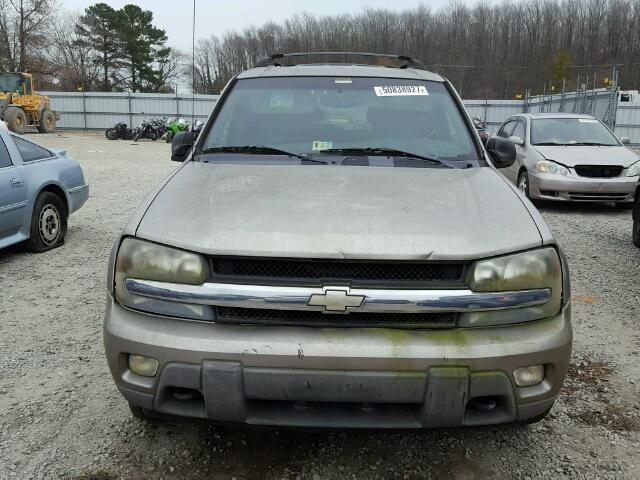 1GNET16S226121843 - 2002 CHEVROLET TRAILBLAZE TAN photo 9