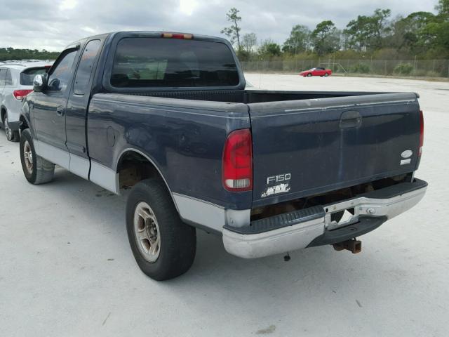 1FTZX1723YNA30673 - 2000 FORD F150 BLUE photo 3