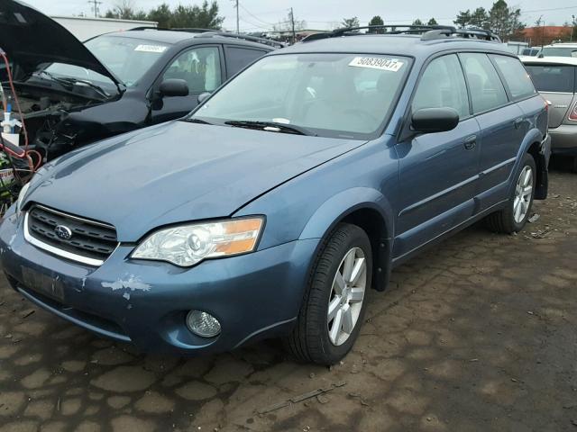 4S4BP61C367352422 - 2006 SUBARU LEGACY OUT BLUE photo 2