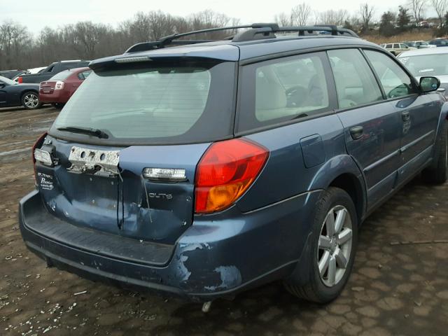 4S4BP61C367352422 - 2006 SUBARU LEGACY OUT BLUE photo 4