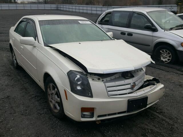 1G6DM57T770108907 - 2007 CADILLAC CTS WHITE photo 1