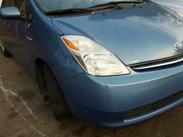 JTDKB20U863172110 - 2006 TOYOTA PRIUS BLUE photo 9