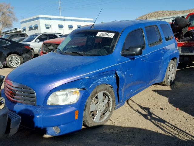 3GNDA13D98S570142 - 2008 CHEVROLET HHR LS BLUE photo 2