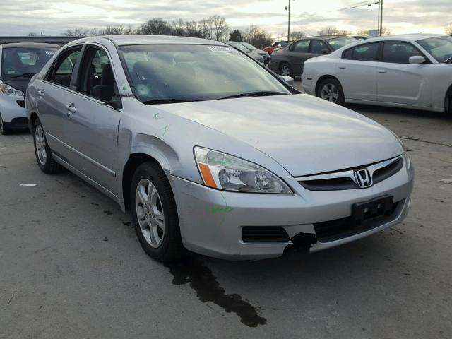 JHMCM56307C023933 - 2007 HONDA ACCORD SE SILVER photo 1