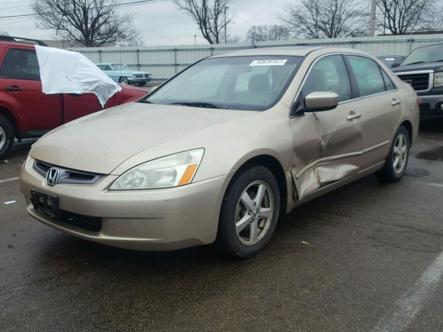 1HGCM56785A023869 - 2005 HONDA ACCORD EX GOLD photo 2