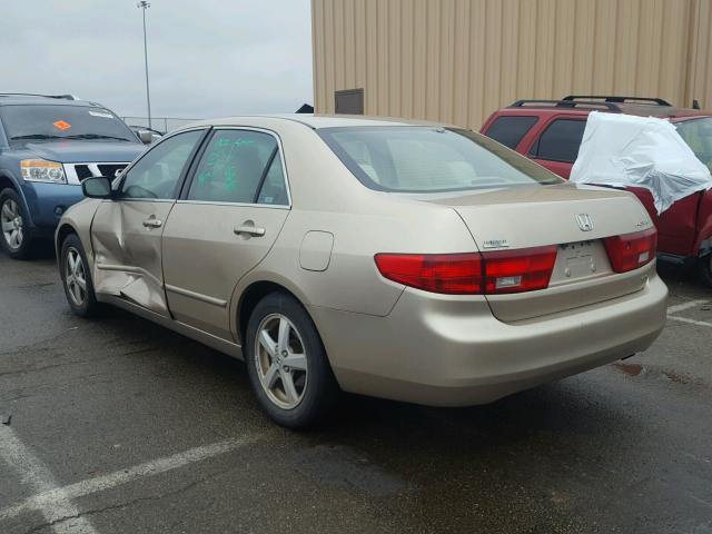 1HGCM56785A023869 - 2005 HONDA ACCORD EX GOLD photo 3