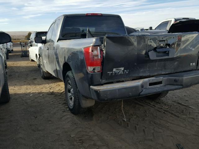 1N6BA06A27N215816 - 2007 NISSAN TITAN XE GRAY photo 3