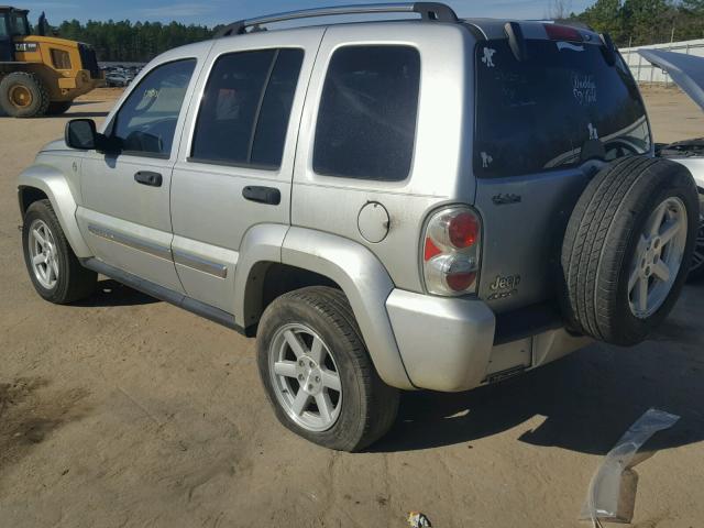 1J4GL58K66W231252 - 2006 JEEP LIBERTY LI SILVER photo 3