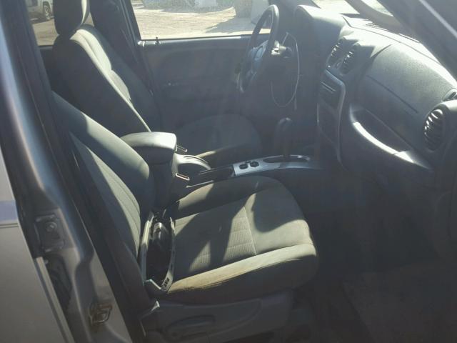 1J4GL58K66W231252 - 2006 JEEP LIBERTY LI SILVER photo 5