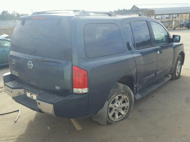 5N1AA08B94N718738 - 2004 NISSAN ARMADA SE GREEN photo 4