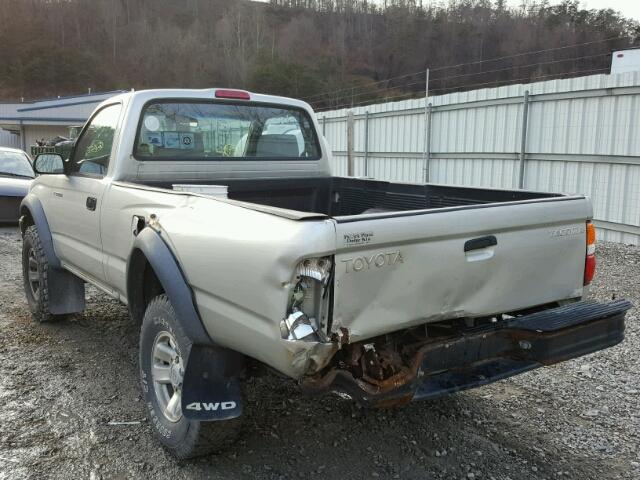 5TEPM62N41Z731577 - 2001 TOYOTA TACOMA SILVER photo 3