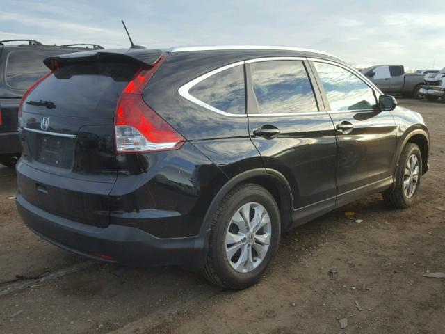 2HKRM3H71CH501498 - 2012 HONDA CR-V EXL BLACK photo 4