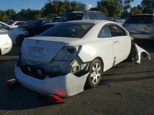 2HGFG1B64BH506198 - 2011 HONDA CIVIC LX WHITE photo 4