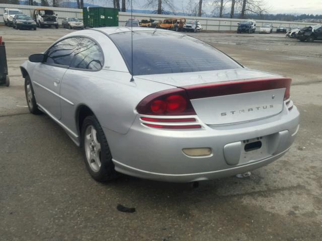 4B3AG42G51E058935 - 2001 DODGE STRATUS SE SILVER photo 3