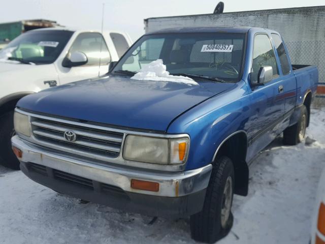 JT4VD22F4S0008242 - 1995 TOYOTA T100 XTRAC BLUE photo 2