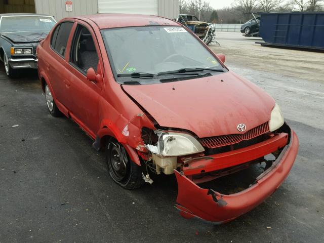 JTDBT123110156692 - 2001 TOYOTA ECHO RED photo 1