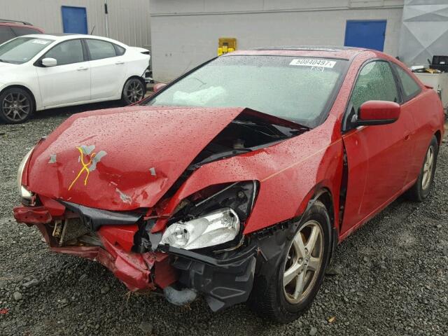 1HGCM726X3A002320 - 2003 HONDA ACCORD EX RED photo 2